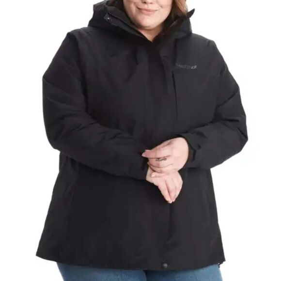 NWT Womens Marmot Minimalist GORE-TEX Component Jacket Sz 2X Black - Picture 1 of 15